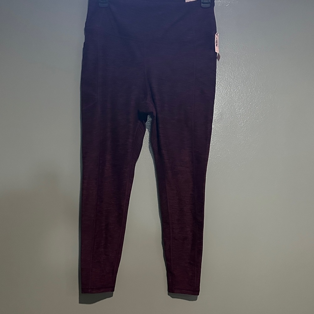 Victoria's Secret Burgundy Leggings